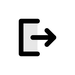 Arrow Log Out Duo Icon