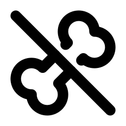 Bone Off Line Icon