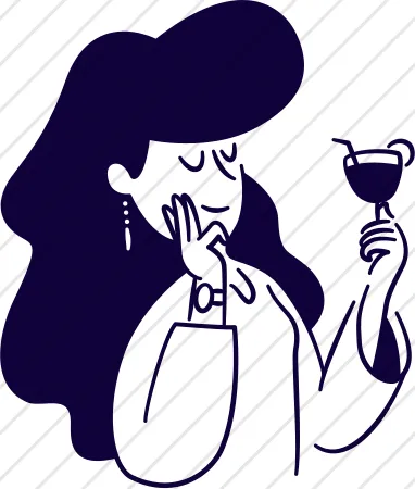 Person Drinking Cocktail