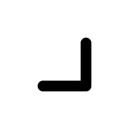 Chevron Down Right Line Icon