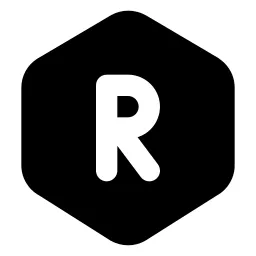 Hexagon Letter R Icon