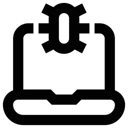 Bug Laptop Icon