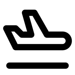 Plane Inflight Line Icon