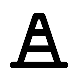 Traffic Cone Line Icon