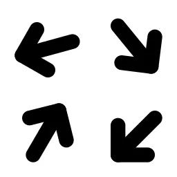 Arrows Random Line Icon