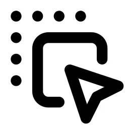 Drag Drop Line Icon