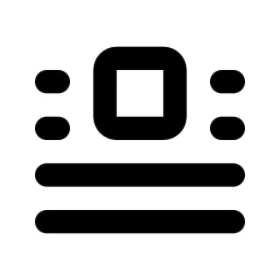 Float Center Line Icon