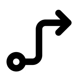Arrow Guide Line Icon