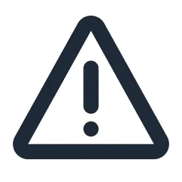 Alert Triangle Line Icon