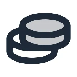 Coins Duotone Icon