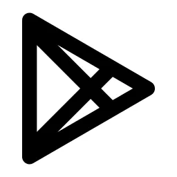 Google Play Line Icon