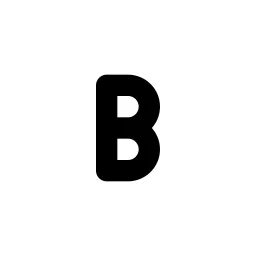 Letter B Small Line Icon