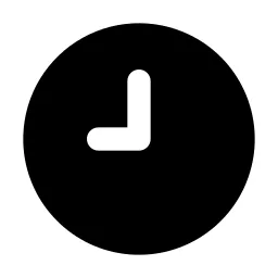 Clock Hour 9 Icon