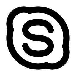 Brand Skype Line Icon