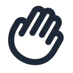 Hand 2 Line Icon