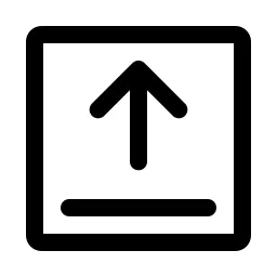 Upload Square Icon