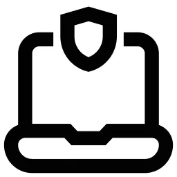 Shield Laptop Icon