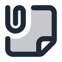 Note Attachment Duotone Icon