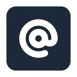At Box Solid Icon