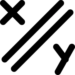 Math X Floor Divide Y Line Icon