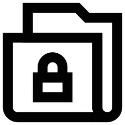 Folder Lock Icon