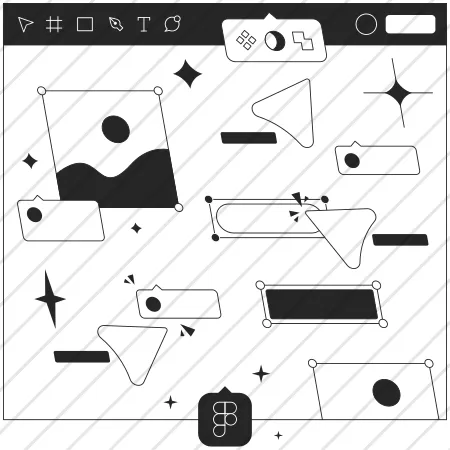 Abstract UI Figma Layout