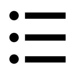 List Unordered Icon