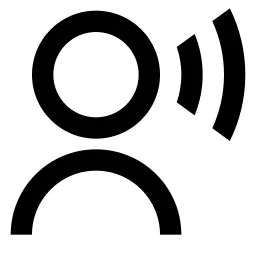 User Voice Line Icon