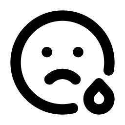 Mood Cry Line Icon