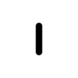 Letter I Small Line Icon