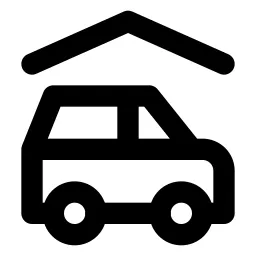Car Garage Line Icon