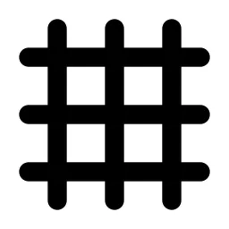 Grid 4x4 Line Icon