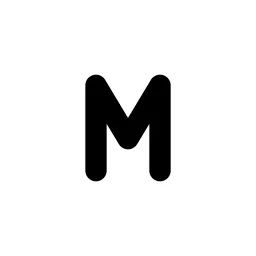 Letter M Small Line Icon