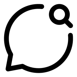Bubble Search Icon