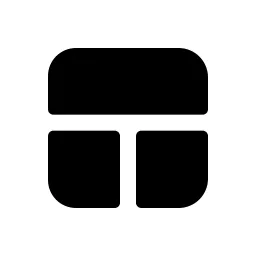 Layout 3 Fill Icon