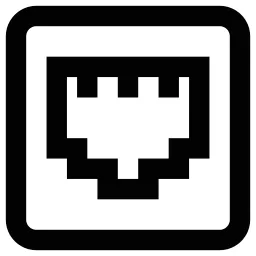 Ethernet Port Icon