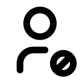 User Cancel Line Icon