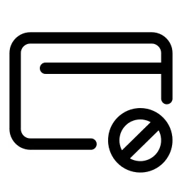 Card No Access Icon
