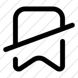 Bookmark Remove Icon