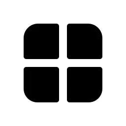 Layout Grid Fill Icon