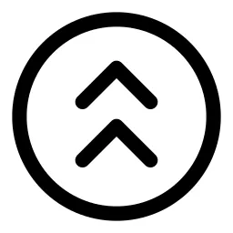 Fast Up Circle Icon