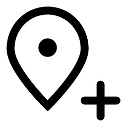 Map Pin Plus Icon