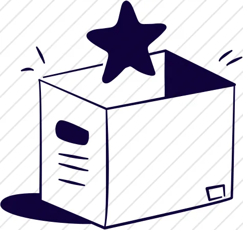 Box with Star