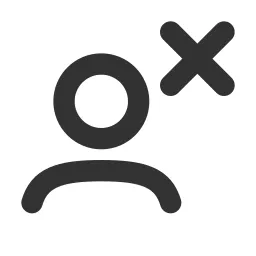 User X Icon