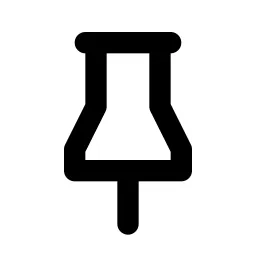 Pinned Line Icon