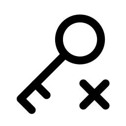 Key Xmark Icon