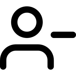 User Minus Icon