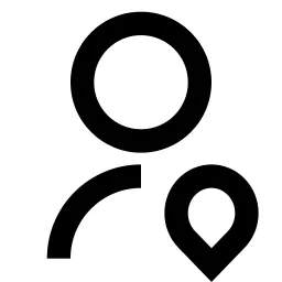 User Location Line Icon