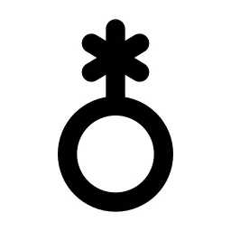 Gender Genderqueer Line Icon