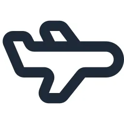 Airplane Line Icon